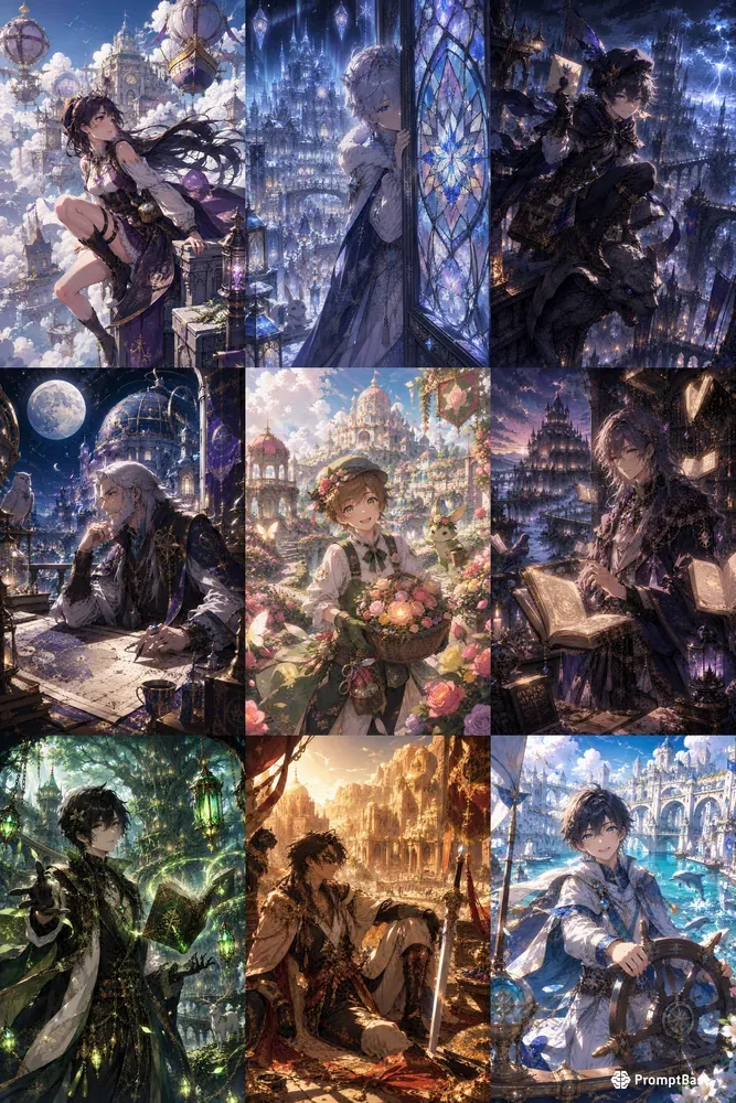Fantasy Kingdom Character Anime Portraits