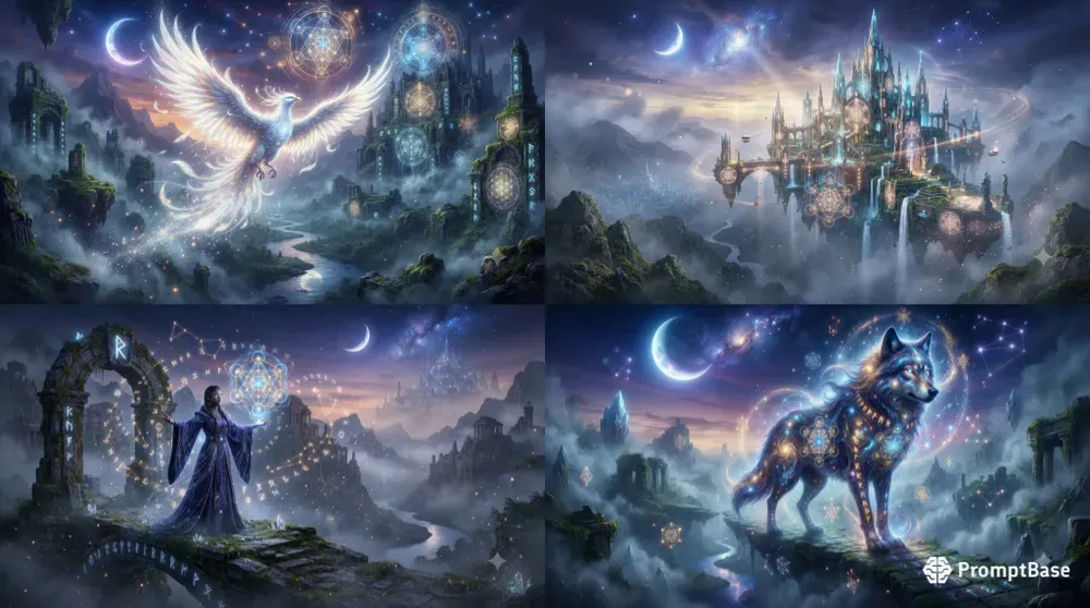 Mystic Dreamscape Concept Art Generator