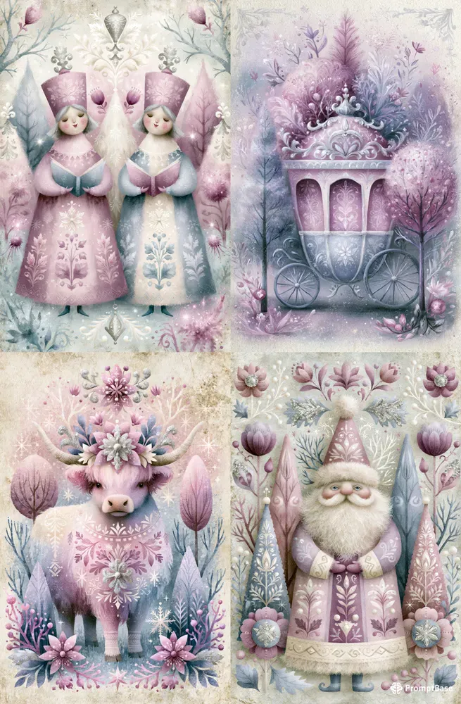 Whimsical Scandinavian Christmas Pages