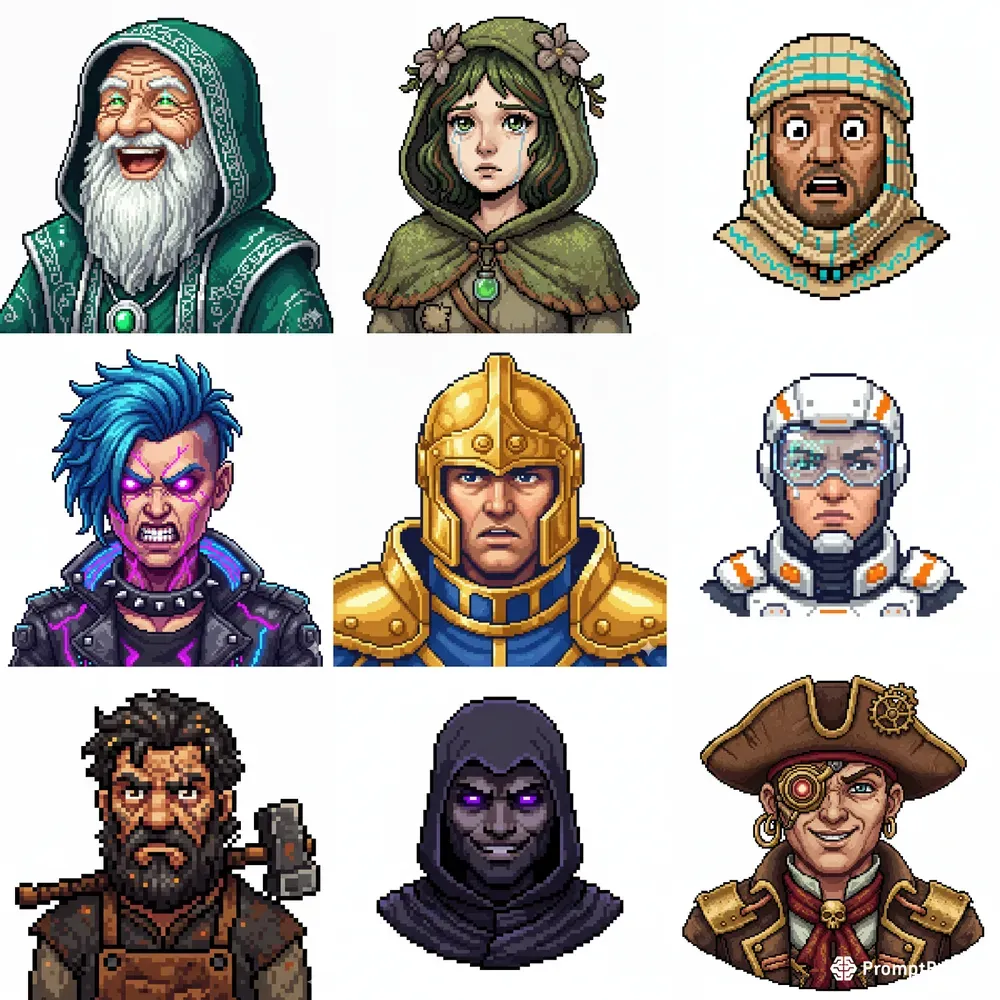 Pixelforge Emotion Dialogue Portraits