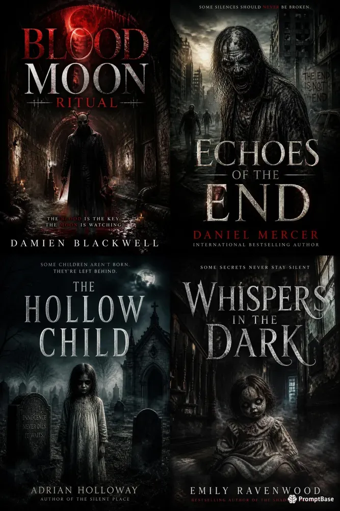 Cinematic Horror Book Cover Generator
