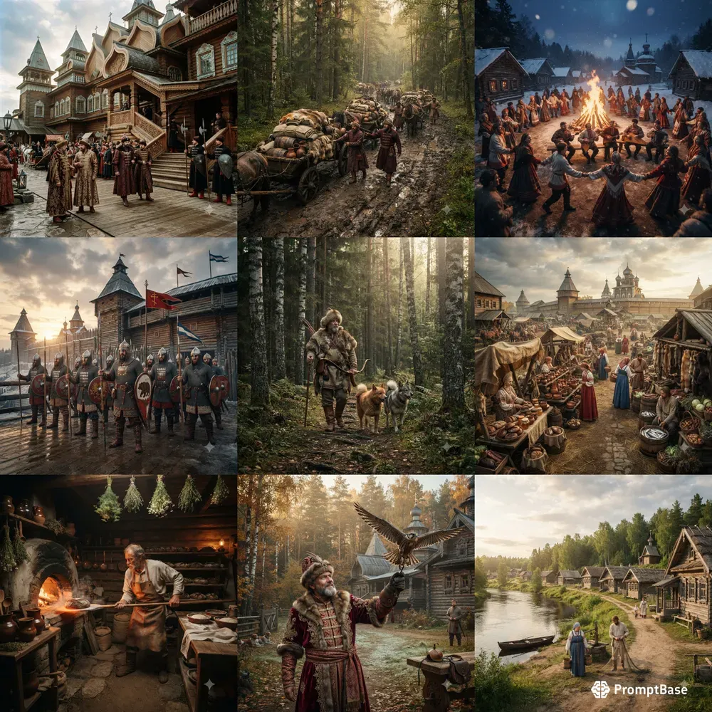 Epic Russian Historical Portraits