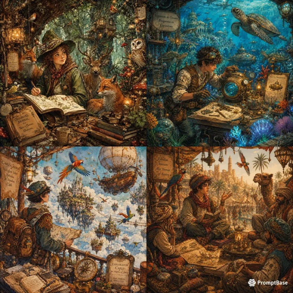 Whimsical Worlds Anthologies