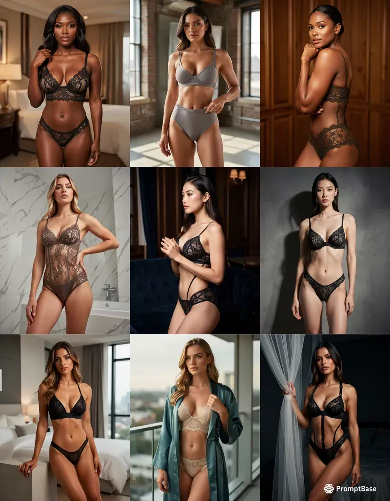 Luxury Brand Lingerie Editorials