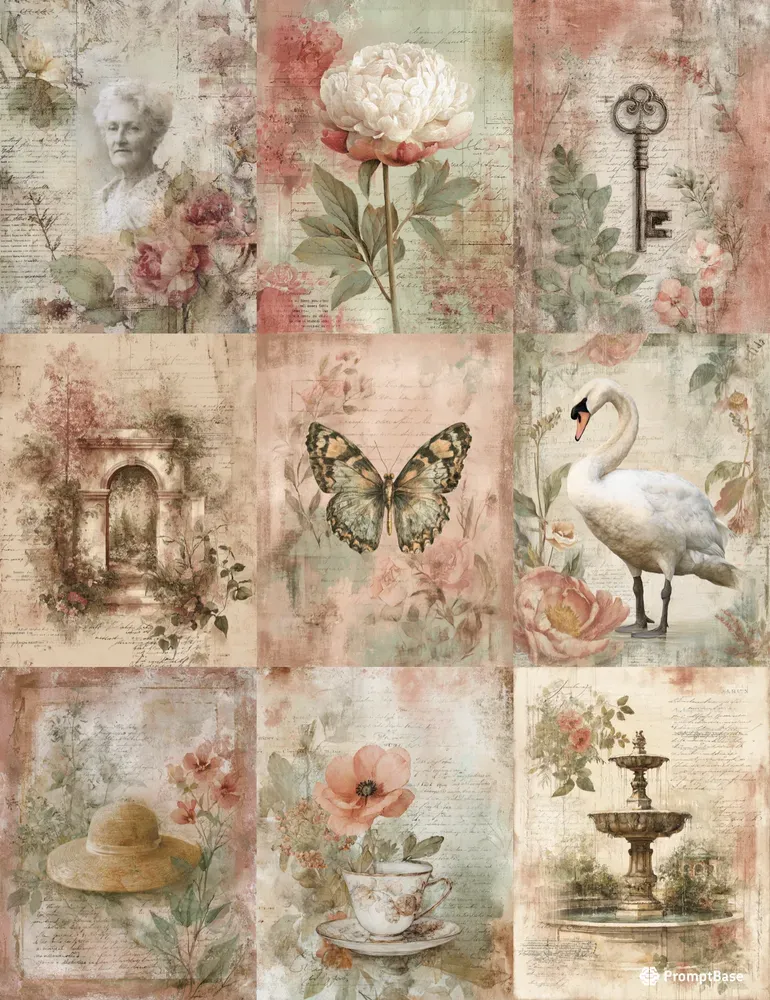 Mothers Day Secret Garden Junk Journals