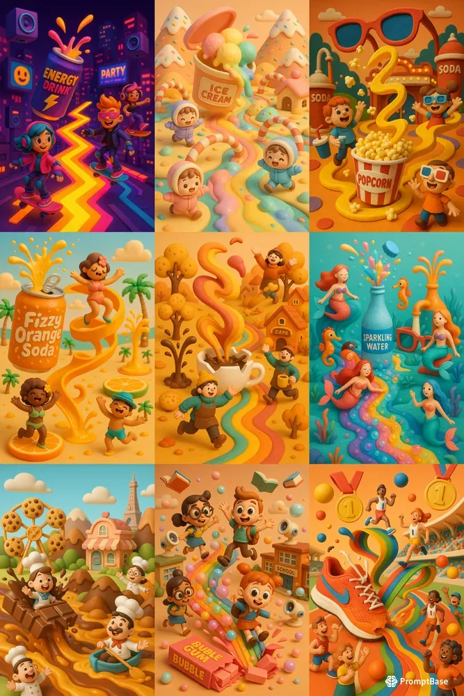 Exploding Product World 3D Adventures