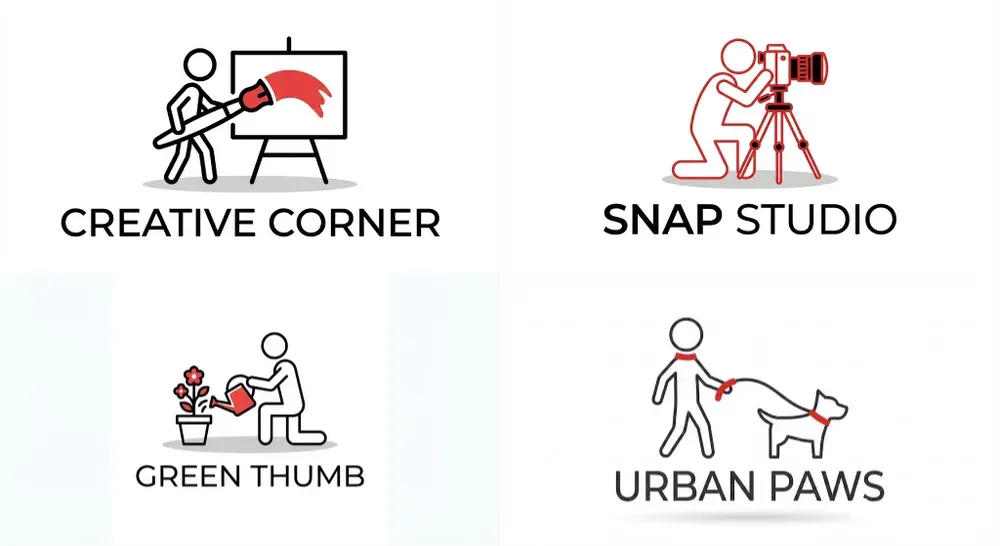 Minimalist Stick Figures
