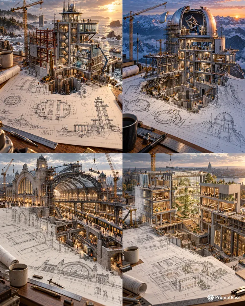 Blueprints Become Buildings