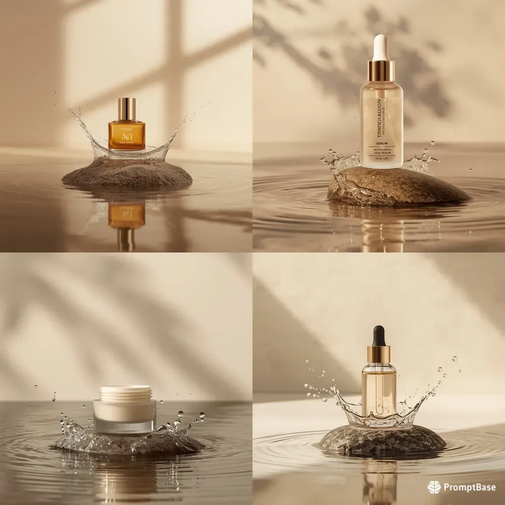 Luxury Cosmetics Serene Product Mockups