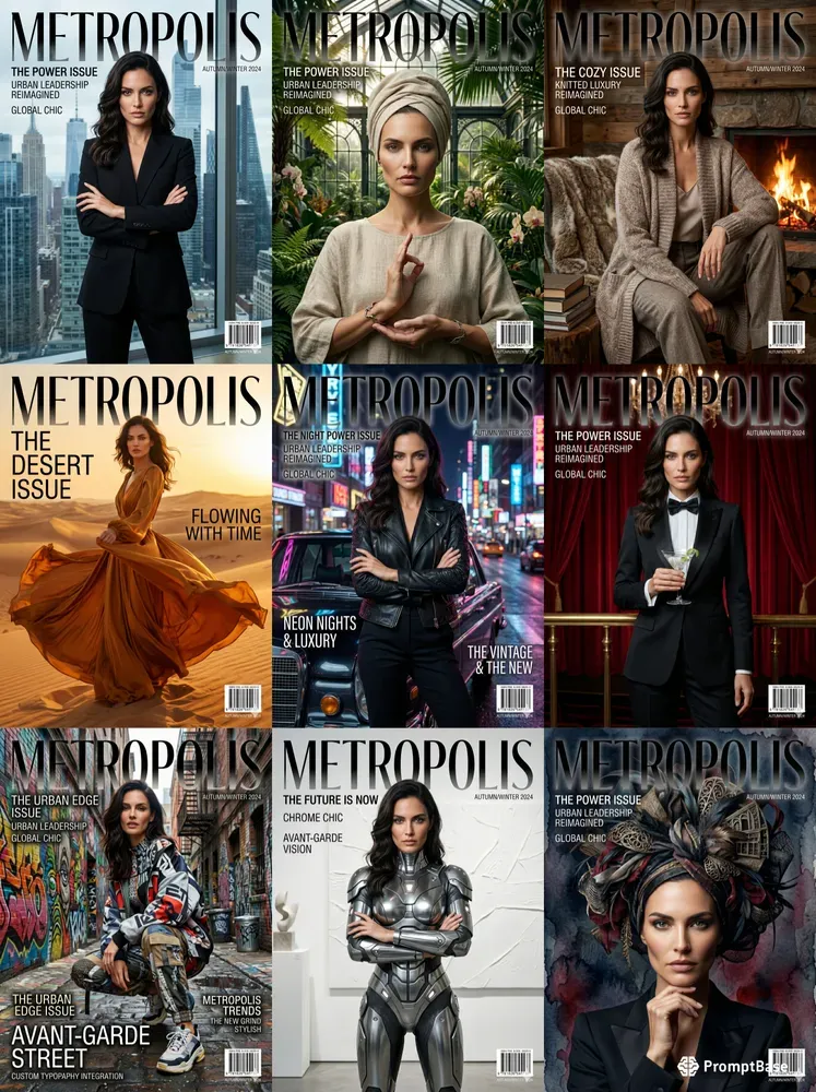 Custom Face Fashion Magazine Covers