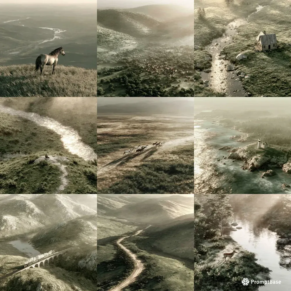 Cinematic Landscape Scenes