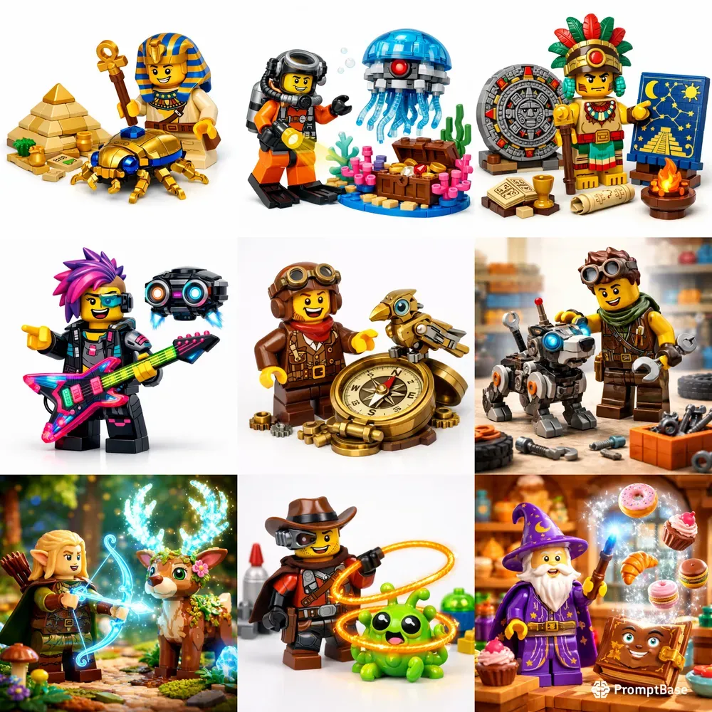Creative Lego Character Scenes