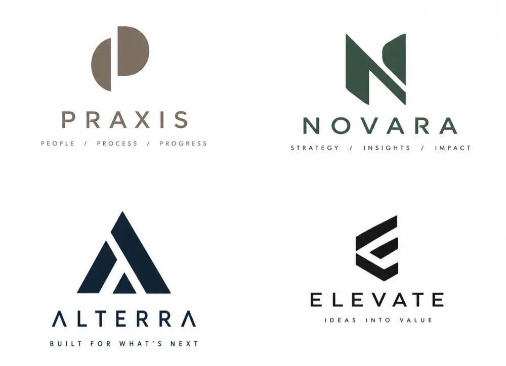 Minimal Geometric Logos