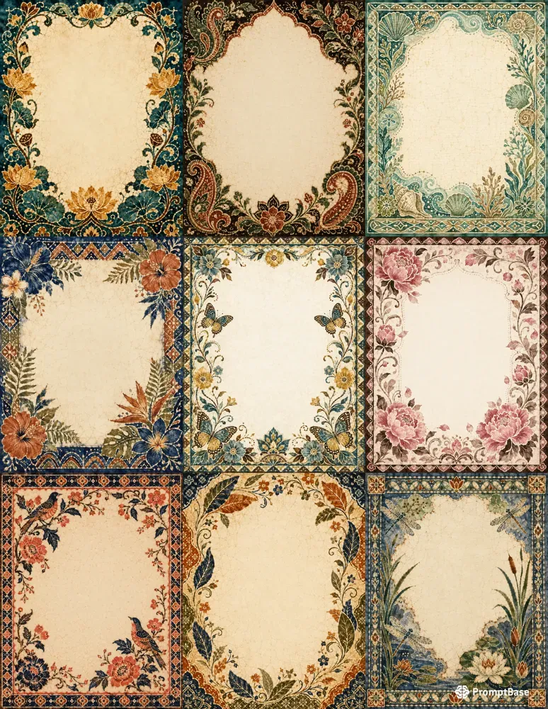Batik Journal Pages