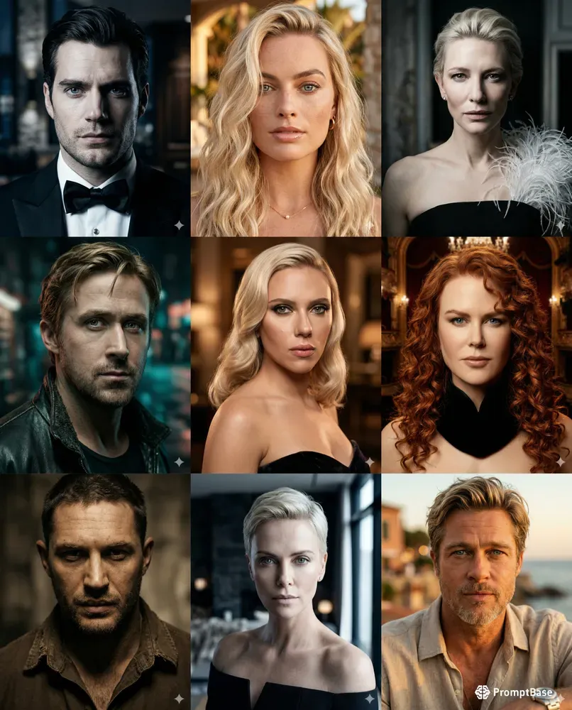 Realistic Celebrity Lookalike Portraits