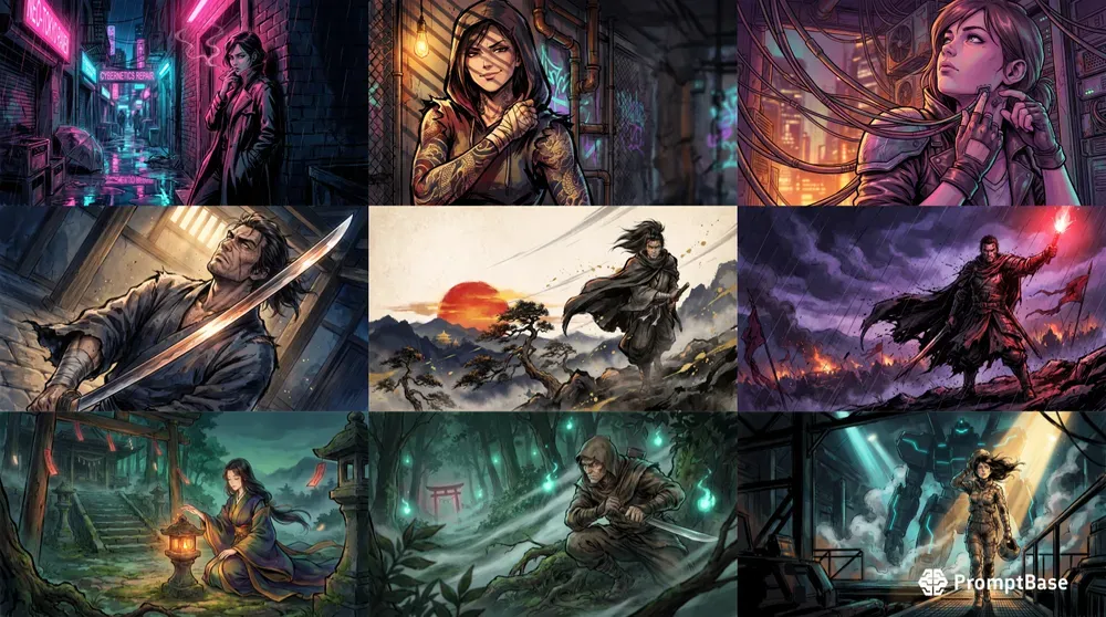 Premium Fullcolor Character Portraits