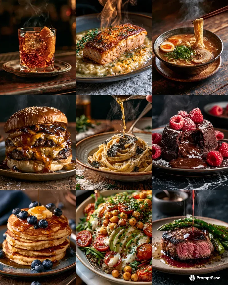 Michelin Star Cinematic Food Renders
