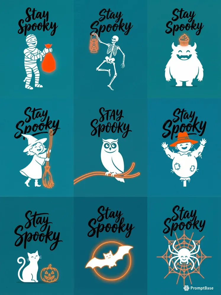 Minimalist Vector Brush Script Art