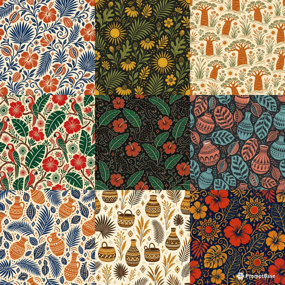 Botanical Seamless Patterns