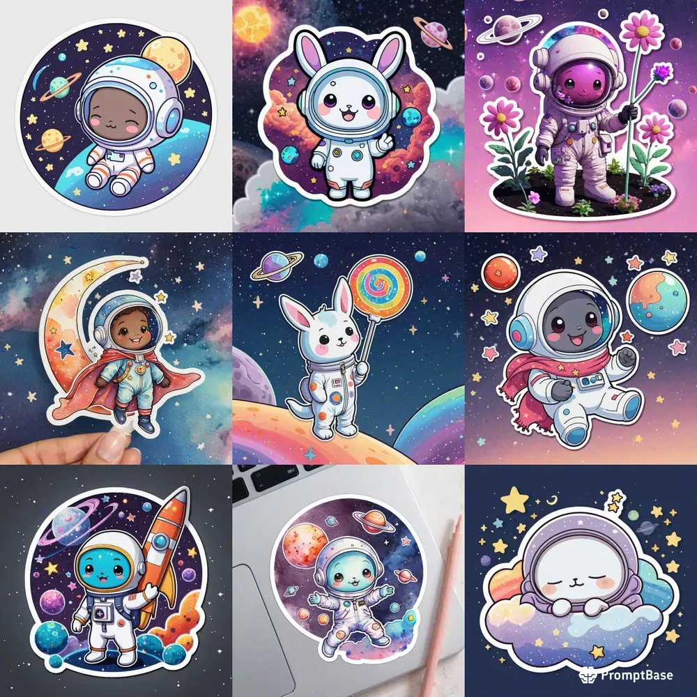 Labubu Cosmic Sticker Sdxl Templates