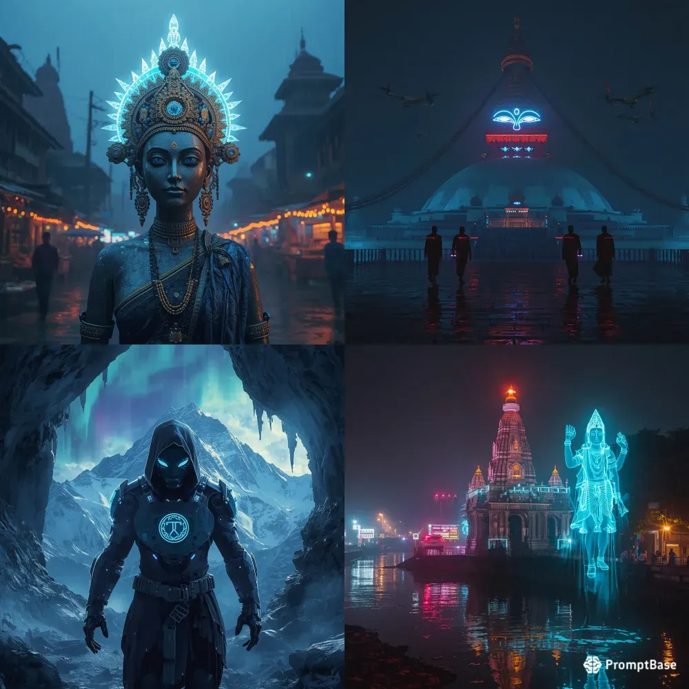 Nepal Lost Kingdom Dark Fantasy Art
