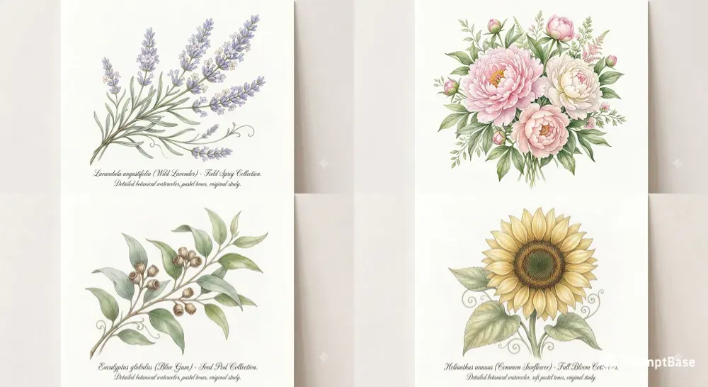 Watercolor Botanical Art