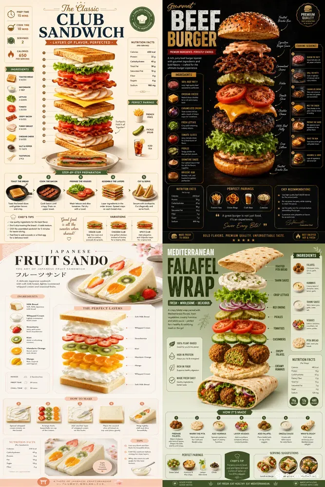 Food Infographic Poster Generator