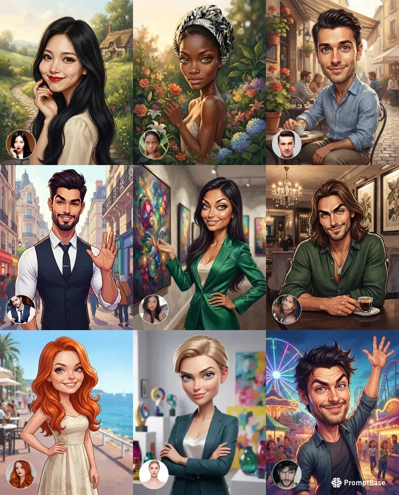 Caricature Reference Images