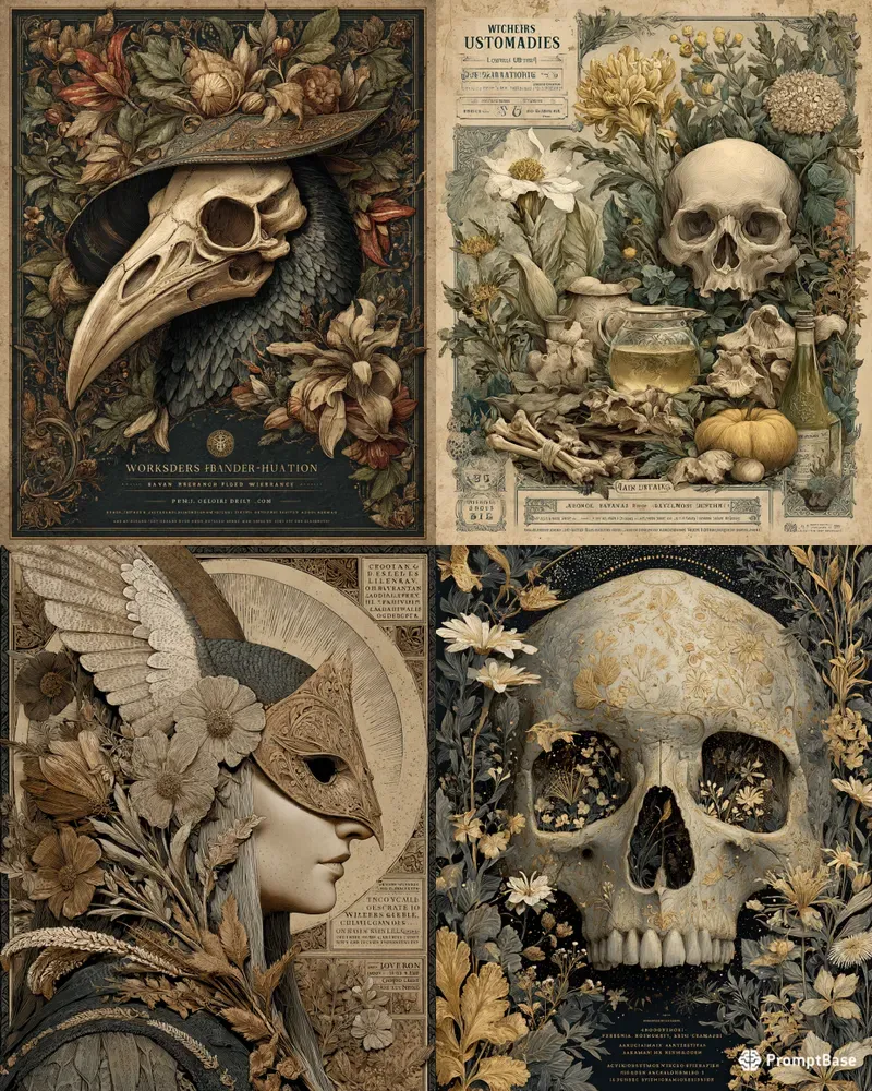 Dark Folklore Wall Art For Etsy