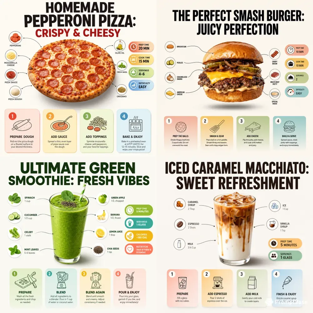 Professional Recipe Infographic Makers