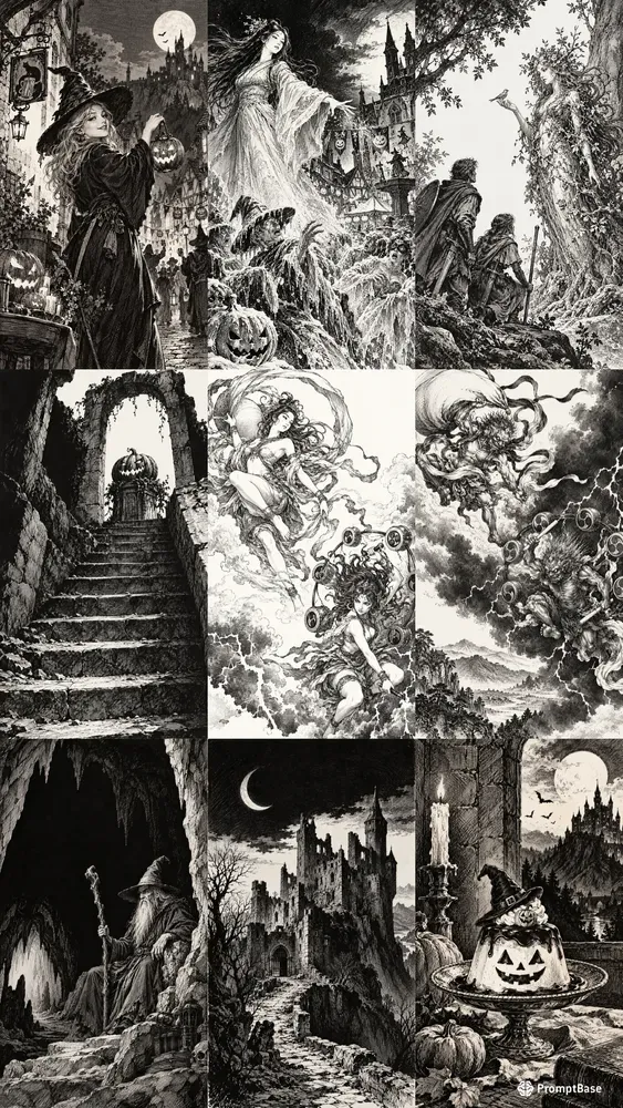 The Vintage Gamebook Illustrations