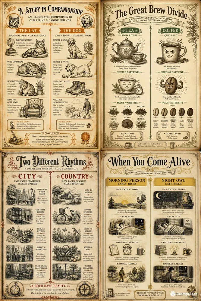 Vintage Infographic Poster Generator