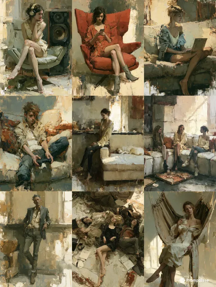 Contemporary Figurative Oil Portraits