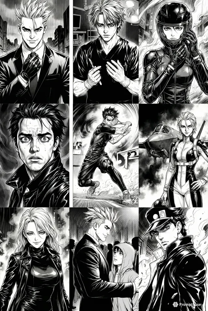Boichi Style Sun Ken Rock Manga Art