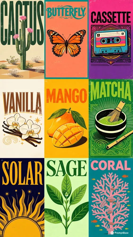 Retro Vintage Poster Template Packs
