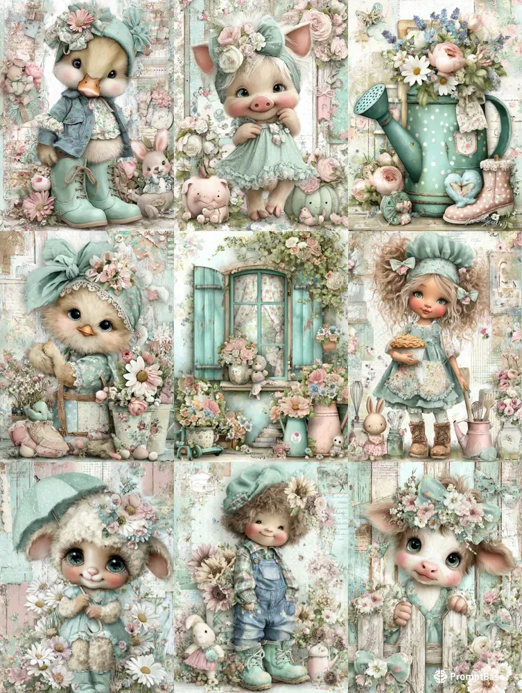 Whimsical Farmhouse Junk Journals