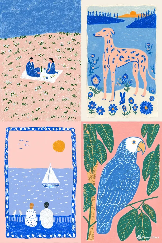 Screen Print Illustrations