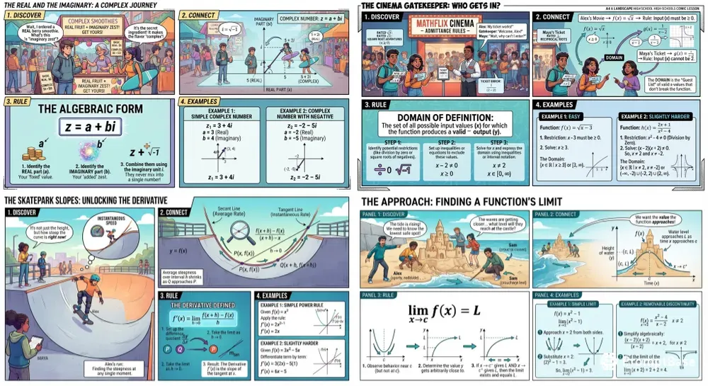 Comic Math Lessons
