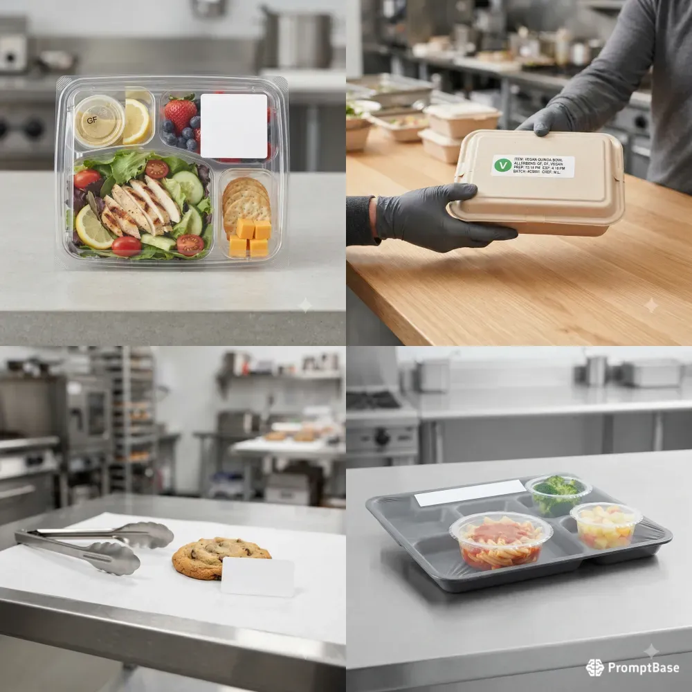 Catering Allergy Label Proof Photo Systems