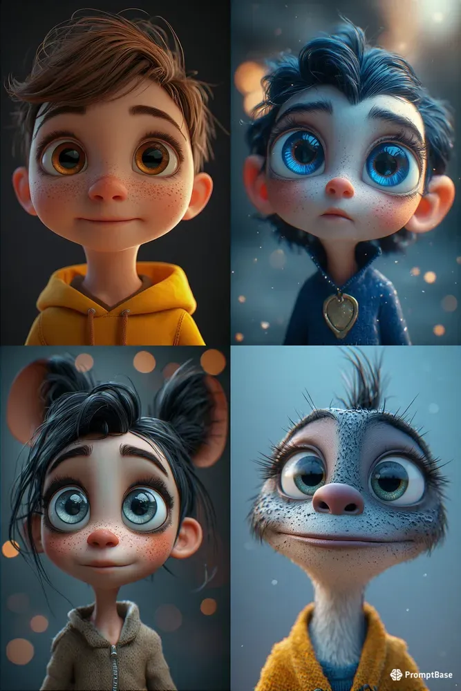 3D Disney Characters