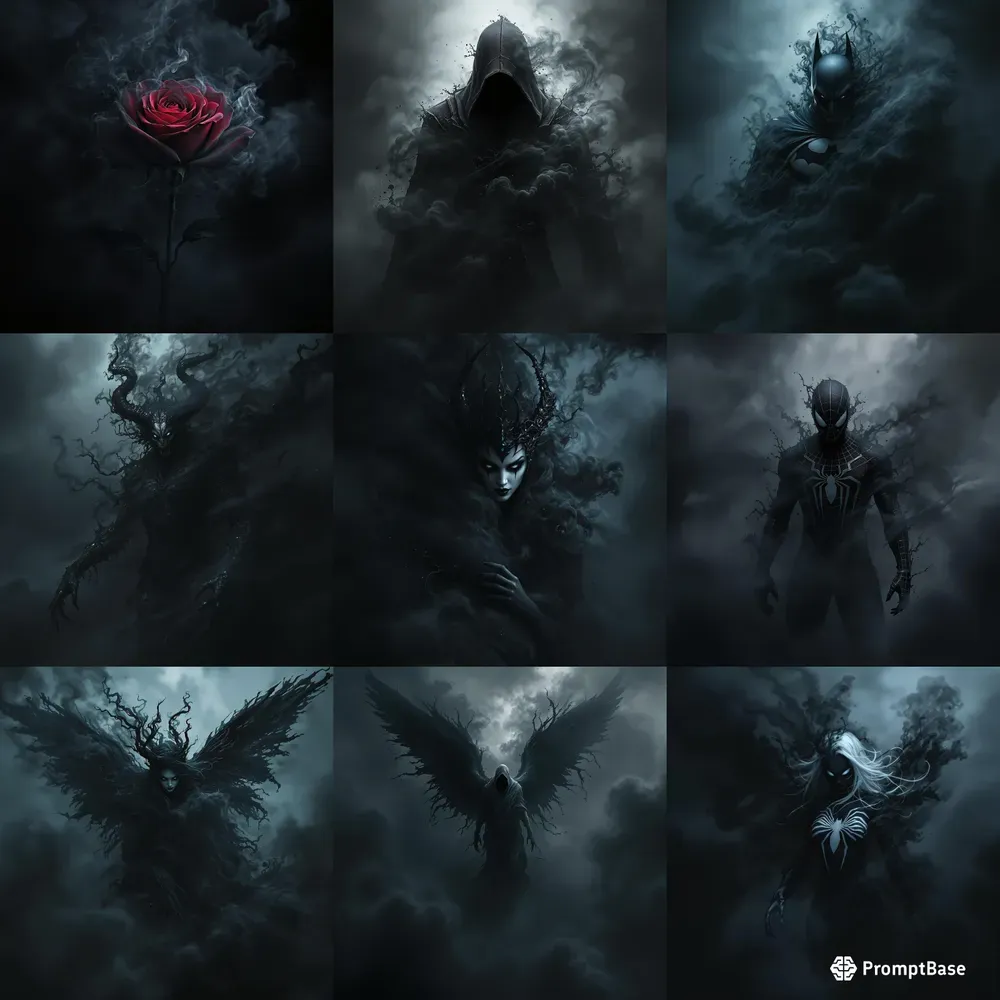 Mystic Art Dark Elegance Shadow Designs