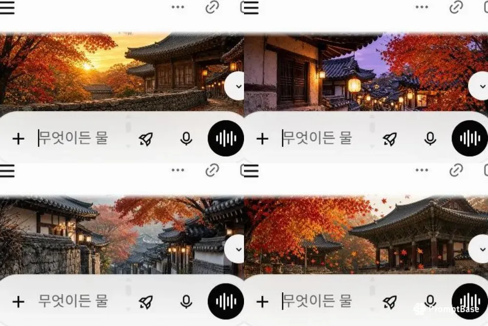 Golden Autumns At Korean Hanok Villages