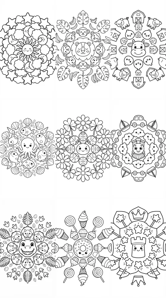 Magic Mandalas For Little Hands