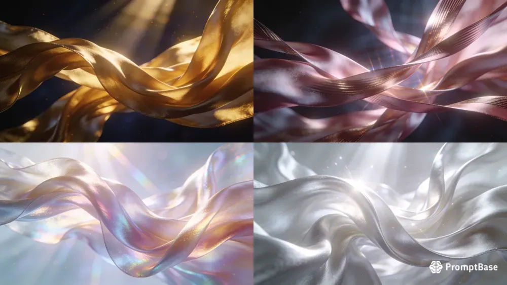 Ethereal Silk Light Abstract Generator