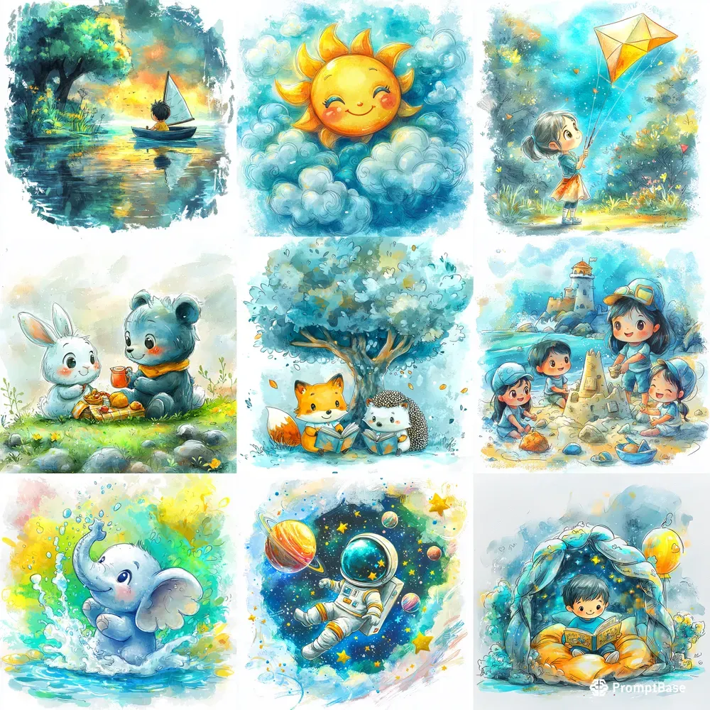 Simple Childrens Book Illustrations