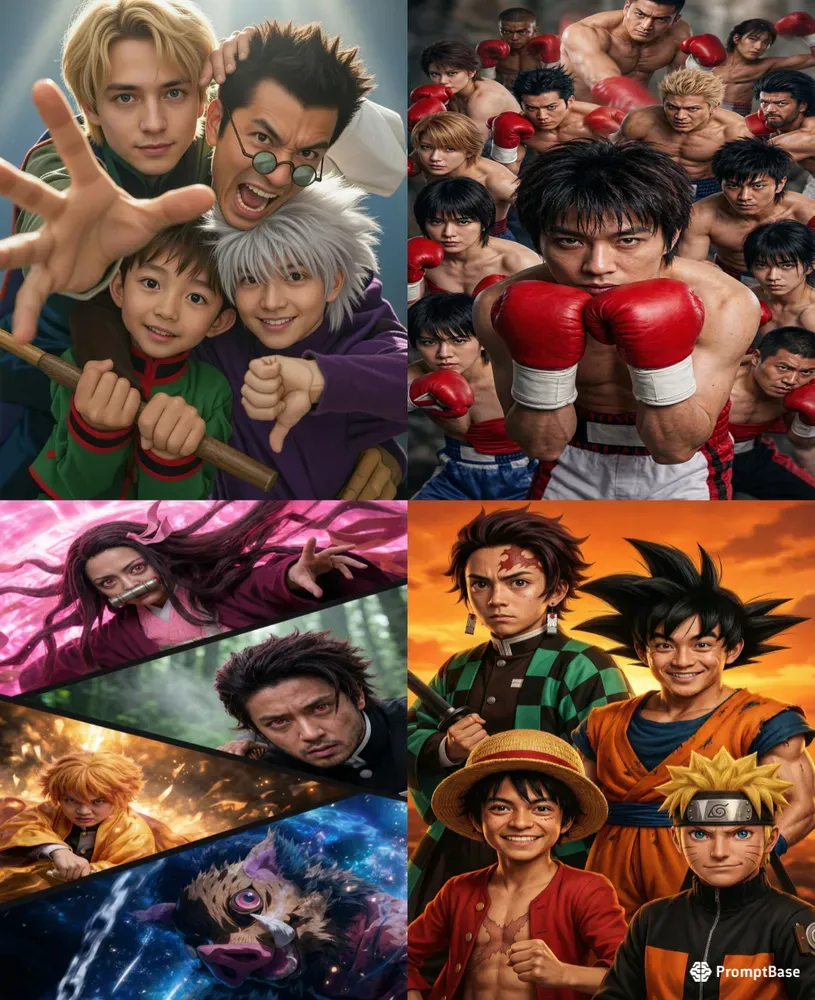 Anime Reality Conversion Frameworks