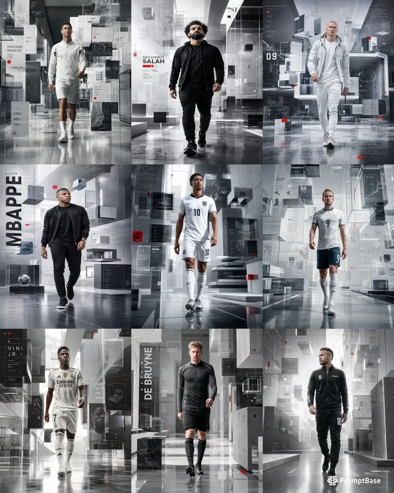 Futuristic Football Editorial Packs