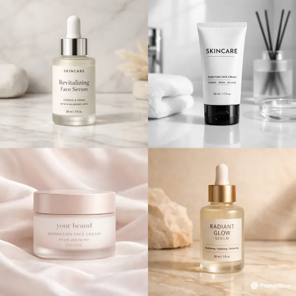Skincare Branding Visuals