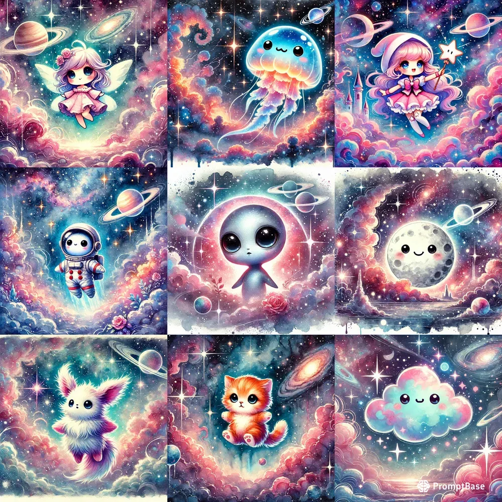 Cosmic Kawaii Dreams