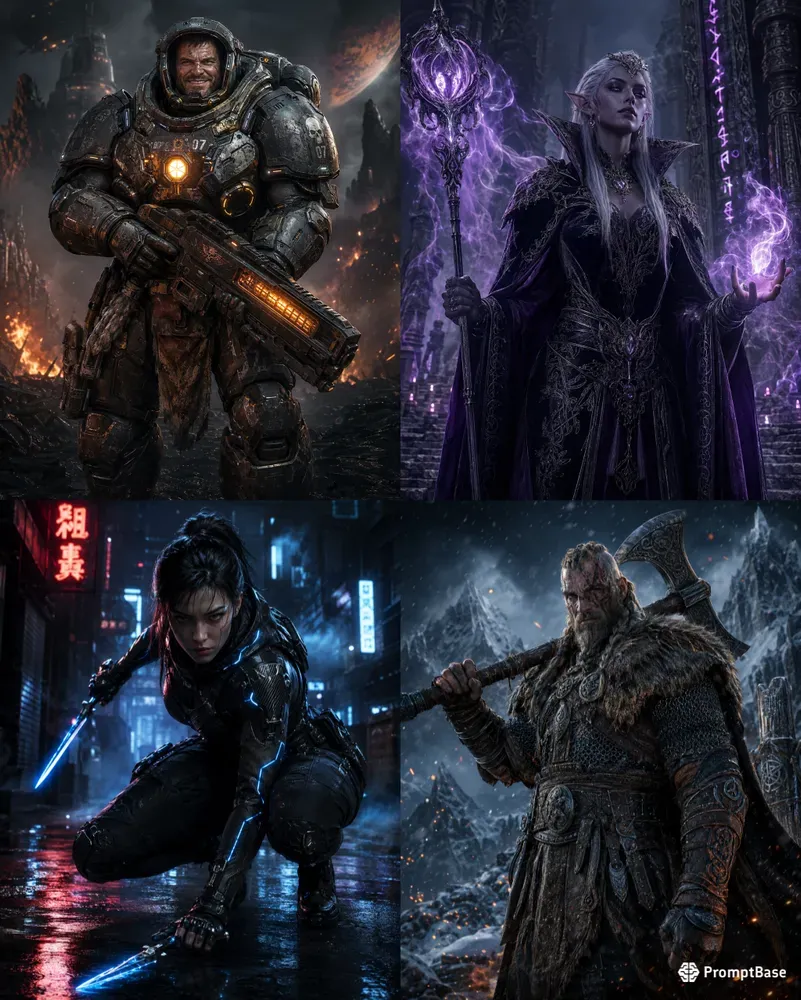Aaa Game Character Concept Avatar Genes